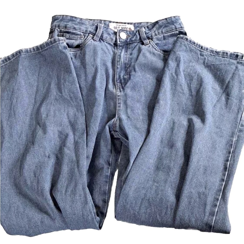 Refuge denim wide leg jeans trousers - Picture 3 of 4